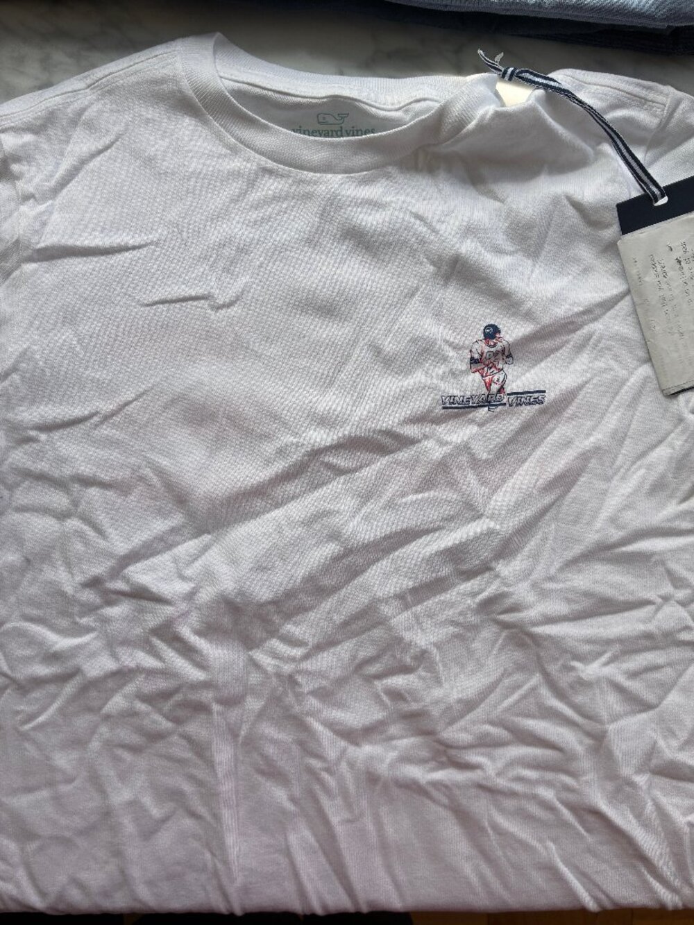 Vineyard Vines White Short Sleeve Shirt Size S
